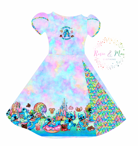 PREORDER - 626 Snack Attack - Peek-a-Boo Dress