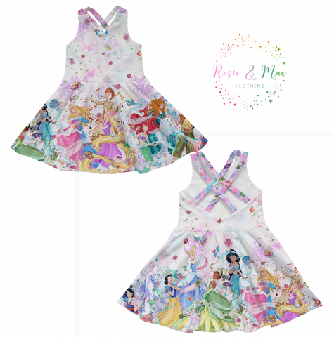 PREORDER - Whimsical Princesses - Tigerlilly Dress