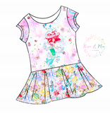 PREORDER - Whimsical Princesses - Isla Tunic w/PANEL - Mermaid Princess