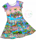 PREORDER - Jingle Cruise - Isla DRESS w/panel