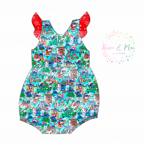 PREORDER - 626 Christmas - Bubble Romper