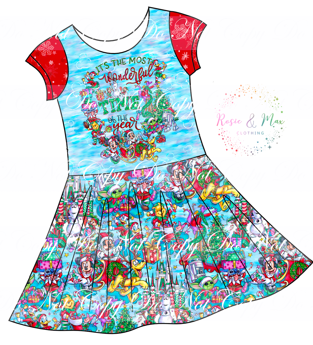 新品未使用　rosymonster LUNA tunic PREORDER - Magic Kingdom Holiday Cheer - Luna Tunic – Rosie