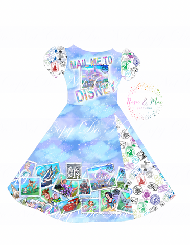 PREORDER - Storybook Stamps - Peek-a-Boo Dress