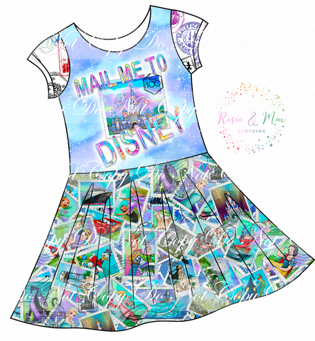 PREORDER - Storybook Stamps - Isla DRESS w/panel
