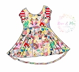 PREORDER -  Poppin' Down Mainstreet -  Luna Dress - Main