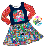 PREORDER - Christmas Sweater - Ariel - Isla Tunic w/PANEL