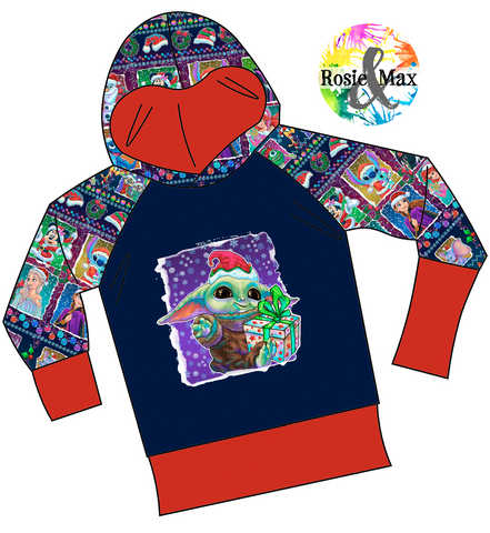 PREORDER- Christmas Sweater - Baby - Grow with Me Raglan